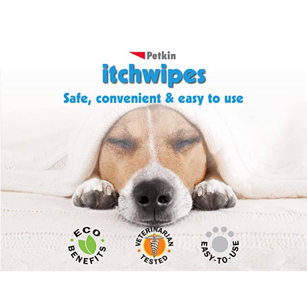 Petkin Itch Wipes for Pets