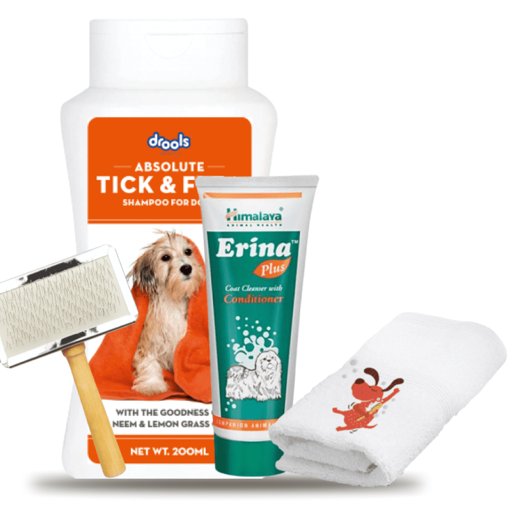 Bath Time Essentials Combo for Dogs