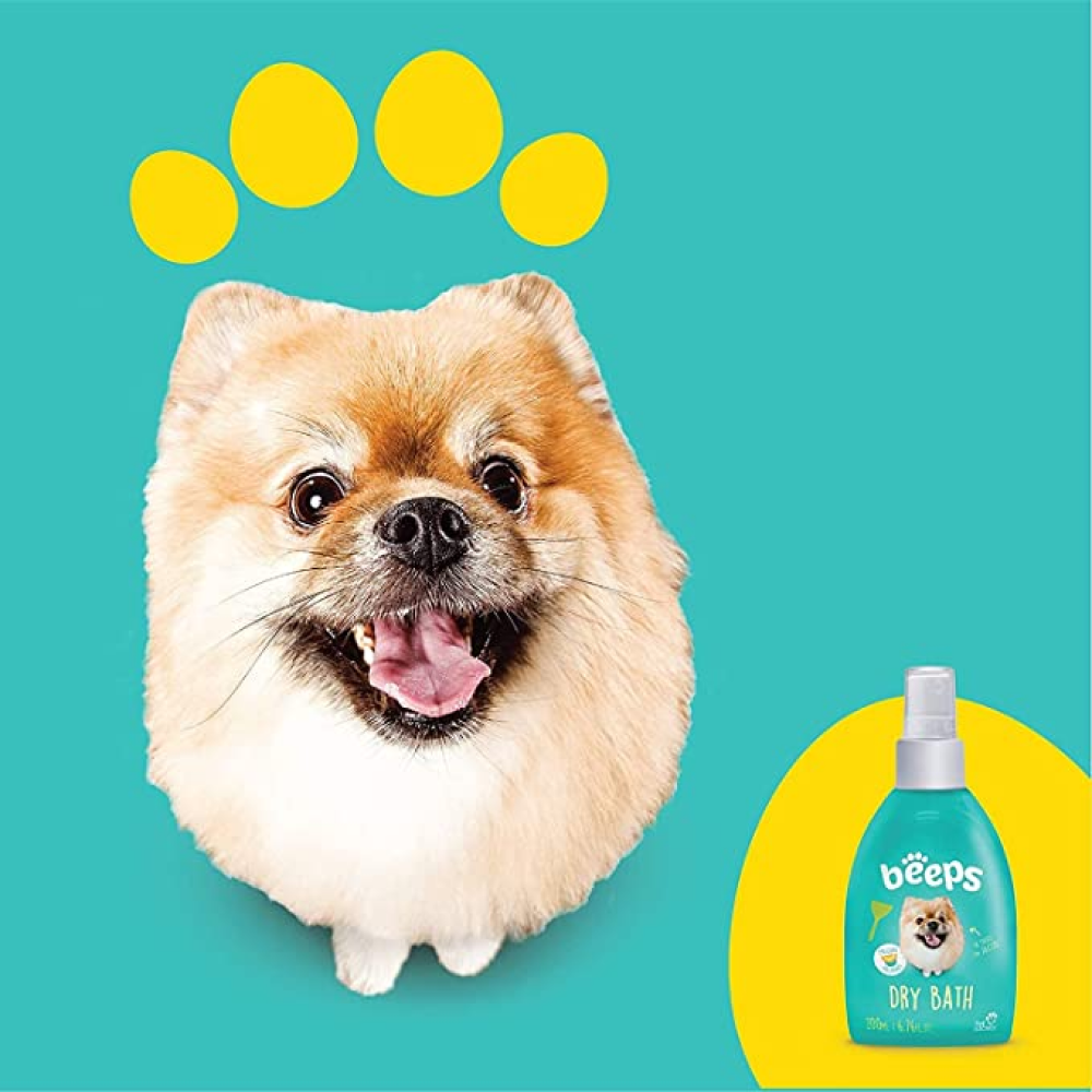 Beeps Dry Bath Spray for Dogs