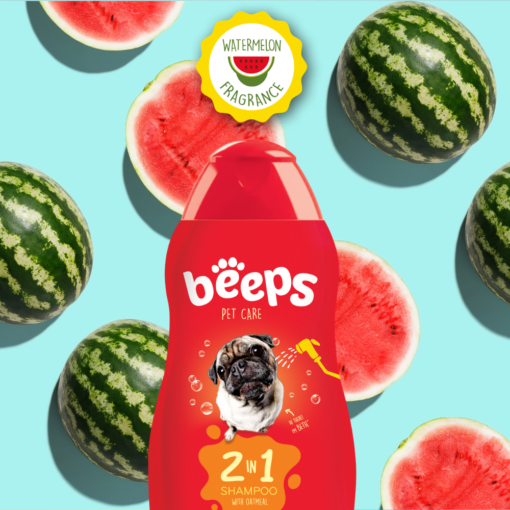 Beeps 2 in 1 Oatmeal Shampoo for Dogs
