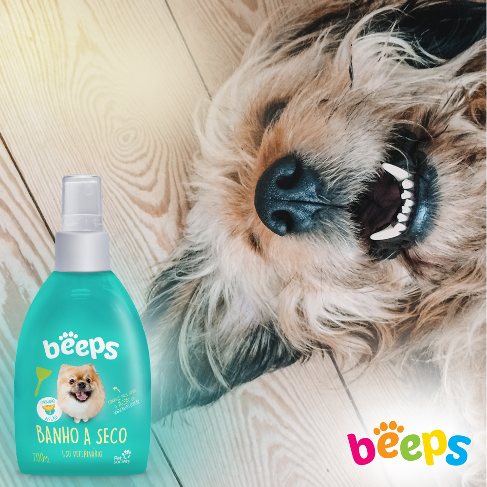 Beeps Dry Bath Spray for Dogs