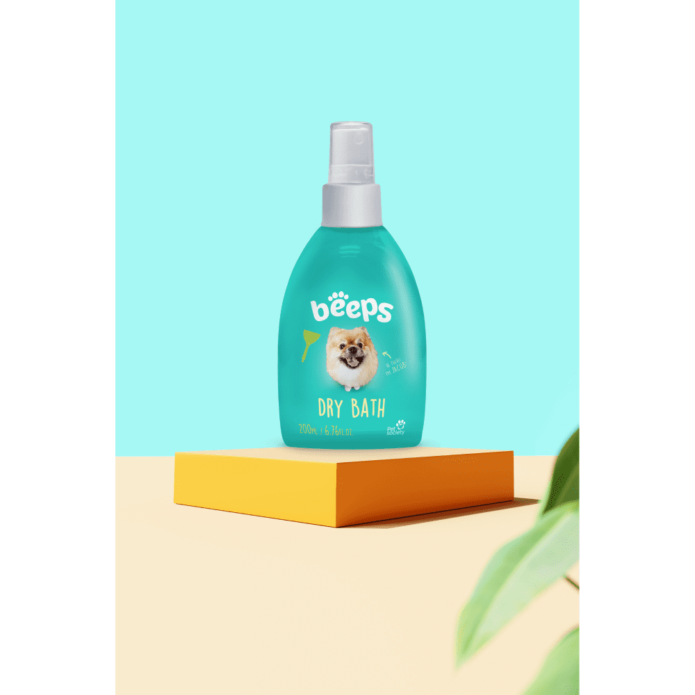 Beeps Dry Bath Spray for Dogs