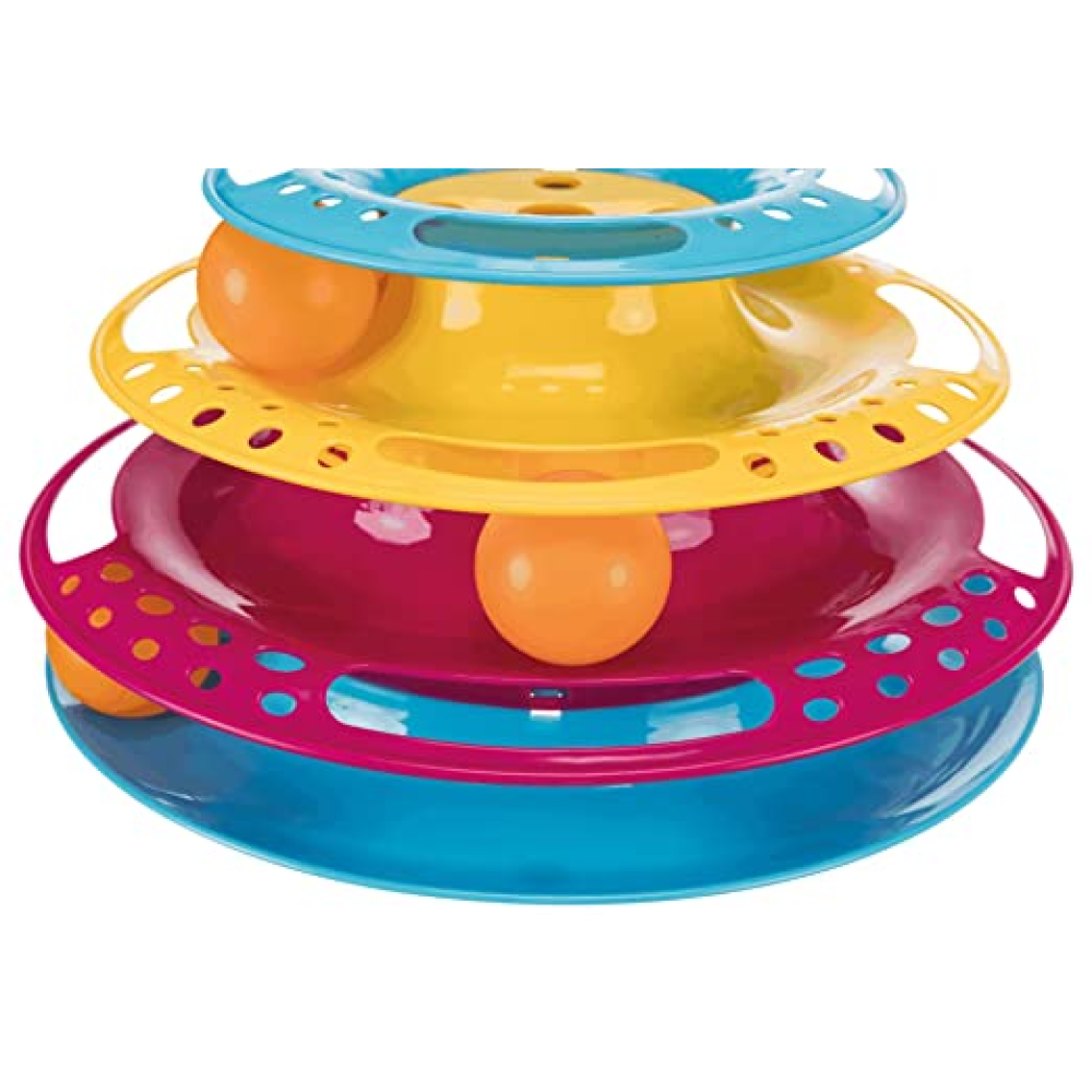 Trixie Circle Tower Catch the Balls Toy for Cats