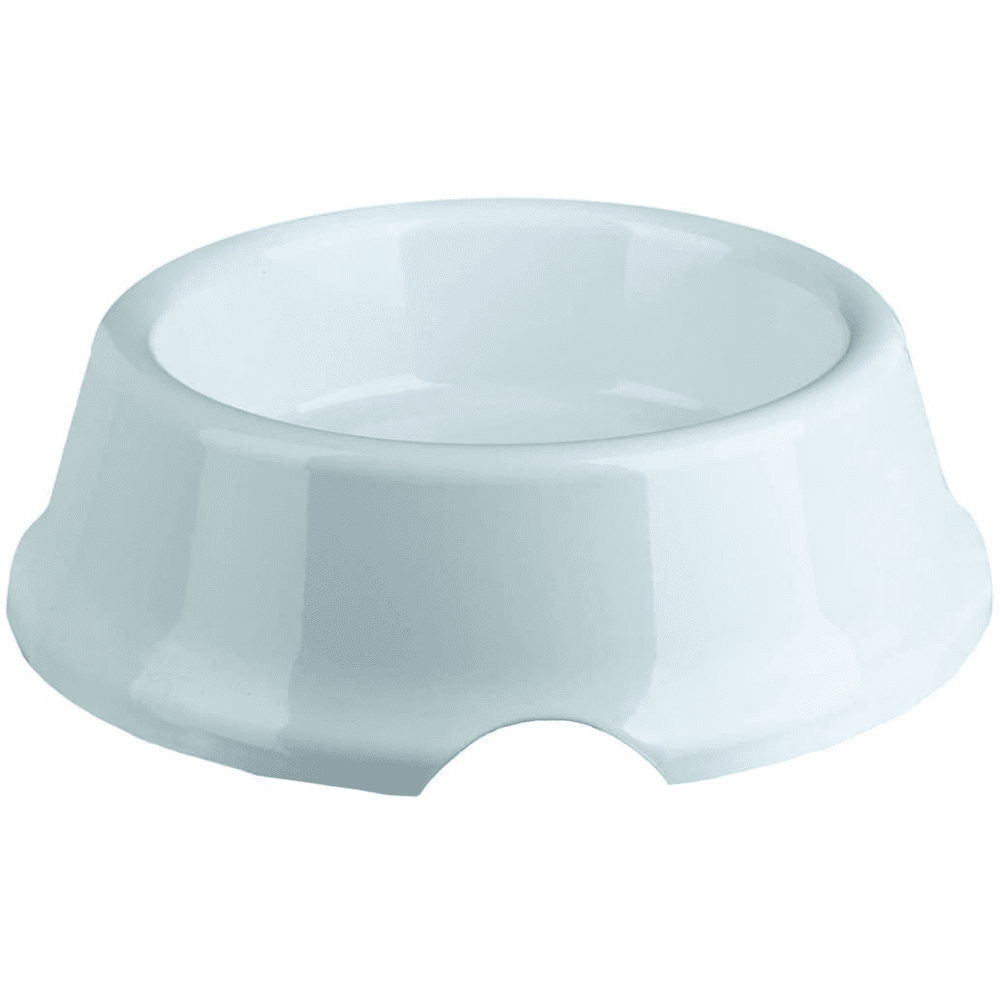 Trixie Non-Slip Plastic Bowl for Dogs (White)