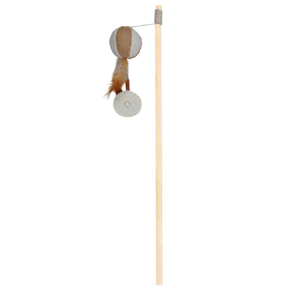 Trixie Playing Rod with Ball & Feathers Toy for Cats