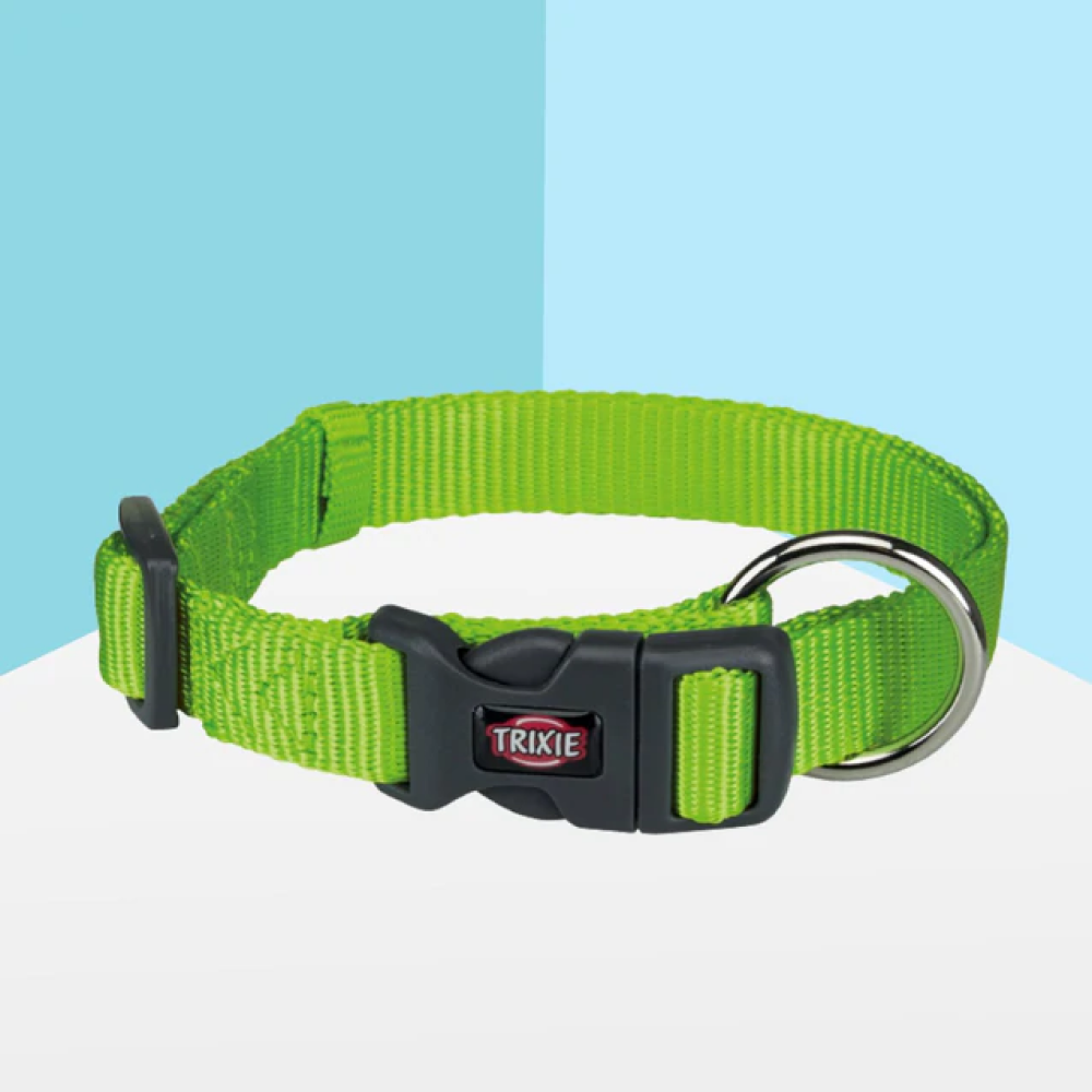 Trixie Premium Collar for Dogs (Green Apple)