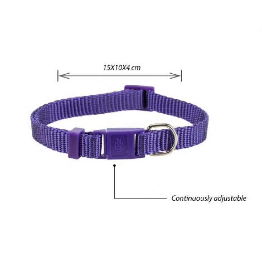 Trixie Premium Collar for Cats (Violet)