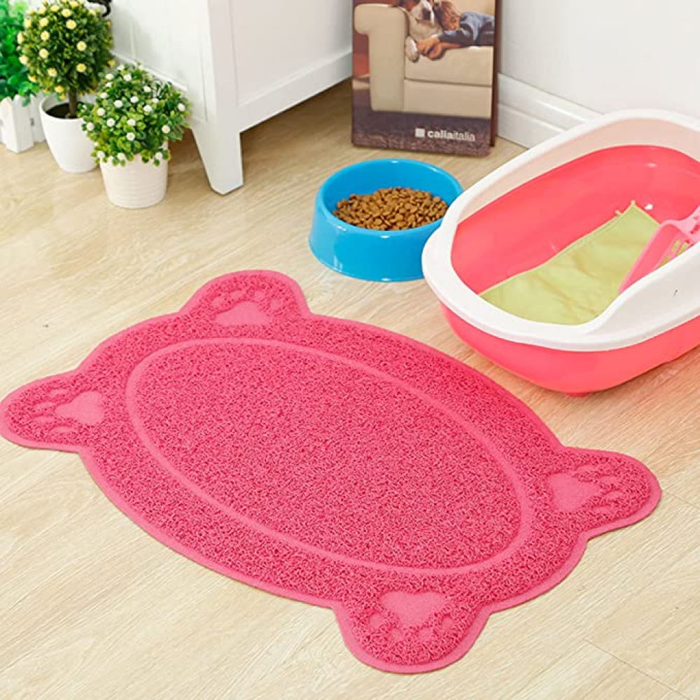 Emily Pets Oval Shaped Feeding Mat for Pets (16 x 10 inch)