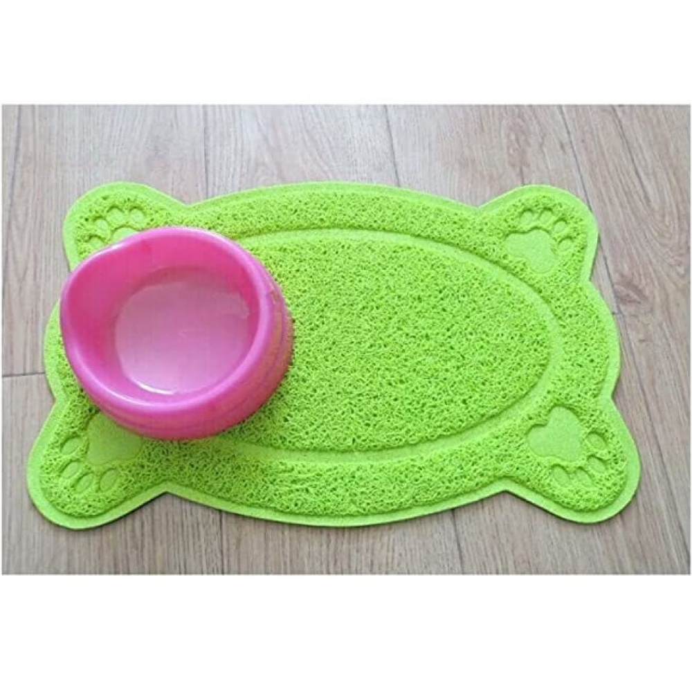 Emily Pets Oval Shaped Feeding Mat for Pets (16 x 10 inch)