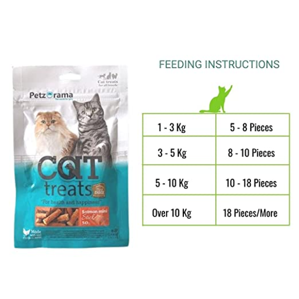 Glenand Petzorama Salmon Mini Sticks Cat Treats