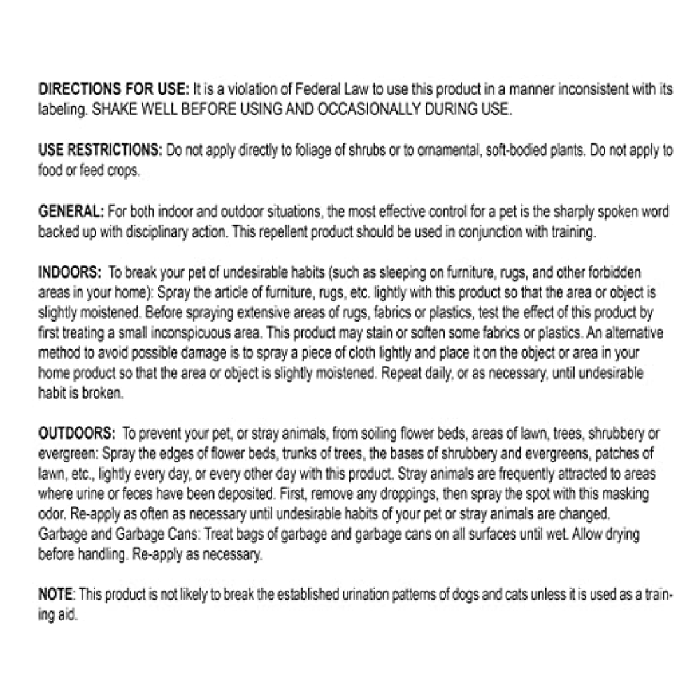 Four Paws Keep Off Indoor & Outdoor Repellant Spray for Pets