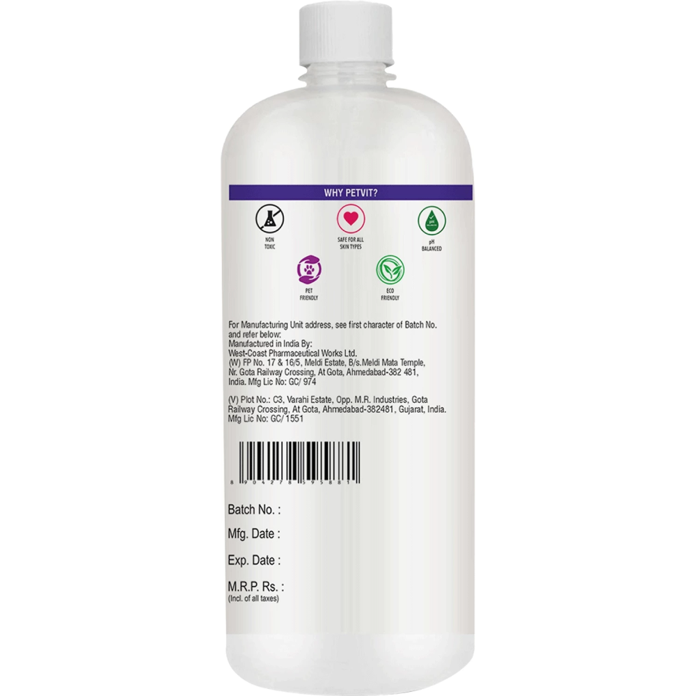 Petvit Anti-Tick - Flea - Larvae - Lice - Mosquito Shampoo for Pets