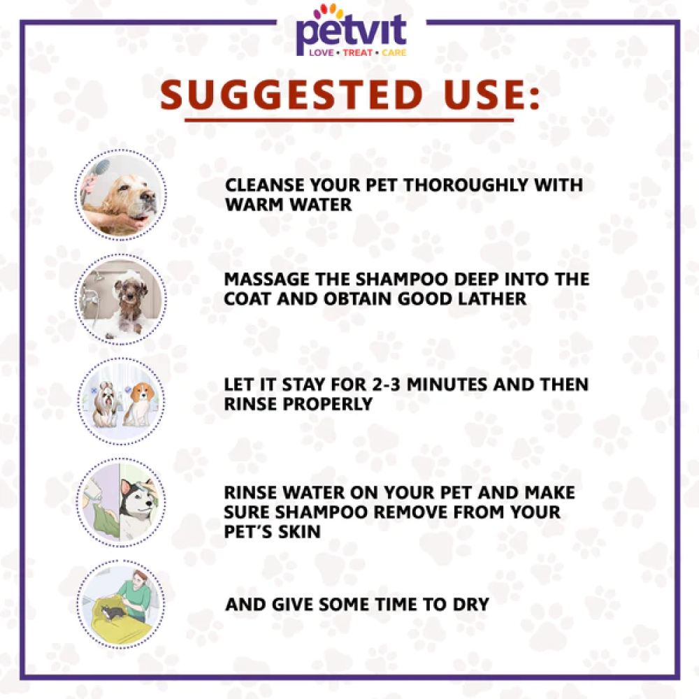 Petvit Detangle & Shine Pet Shampoo for Pets