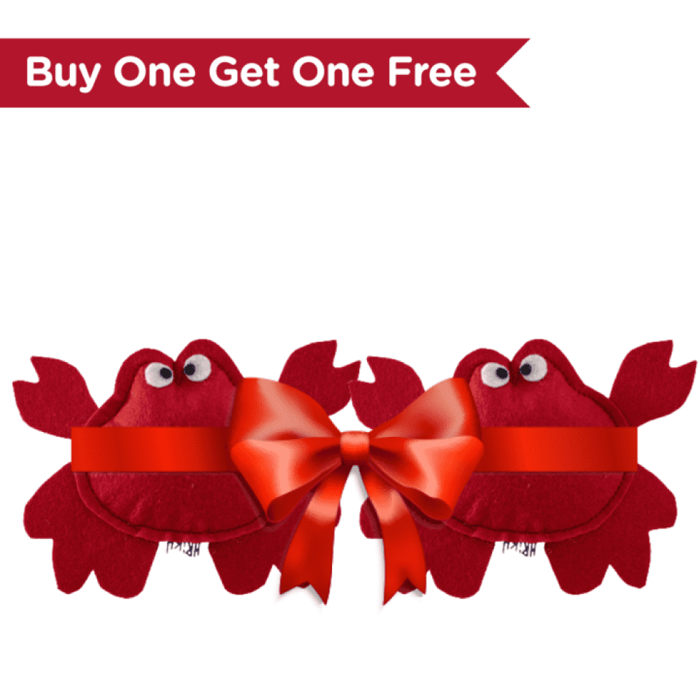 Hriku Karkatak (Crab) Catnip Toy for Cats (Buy 1 Get 1 Free)