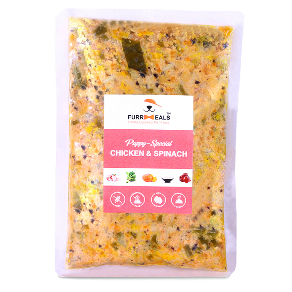 FurrMeals Chicken & Spinach Ready-to-Eat Puppy Special Dog Wet Food