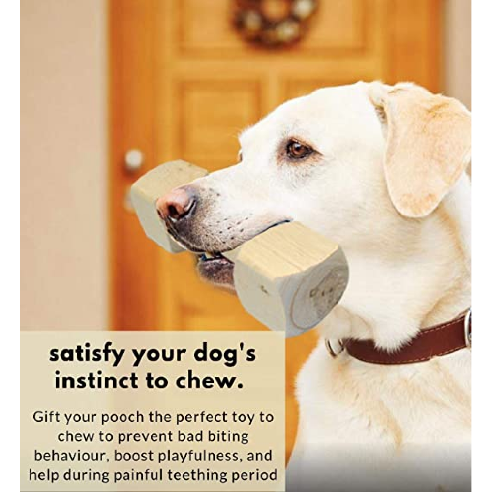 Hiputee Chew Wood Toy for Dogs