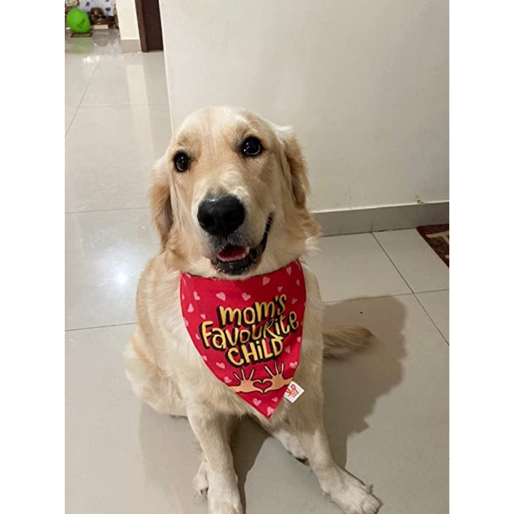 Lana Paws Moms Favourite Child Adjustable Dog Bandana/Scarf