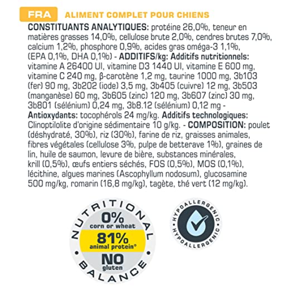Versele Laga Opti Life Chicken & Rice Maxi Dry Puppy Food