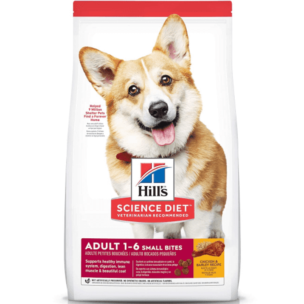 Hills Science Diet Chicken & Barley Recipe Small Bites Adult Dry Dog Food