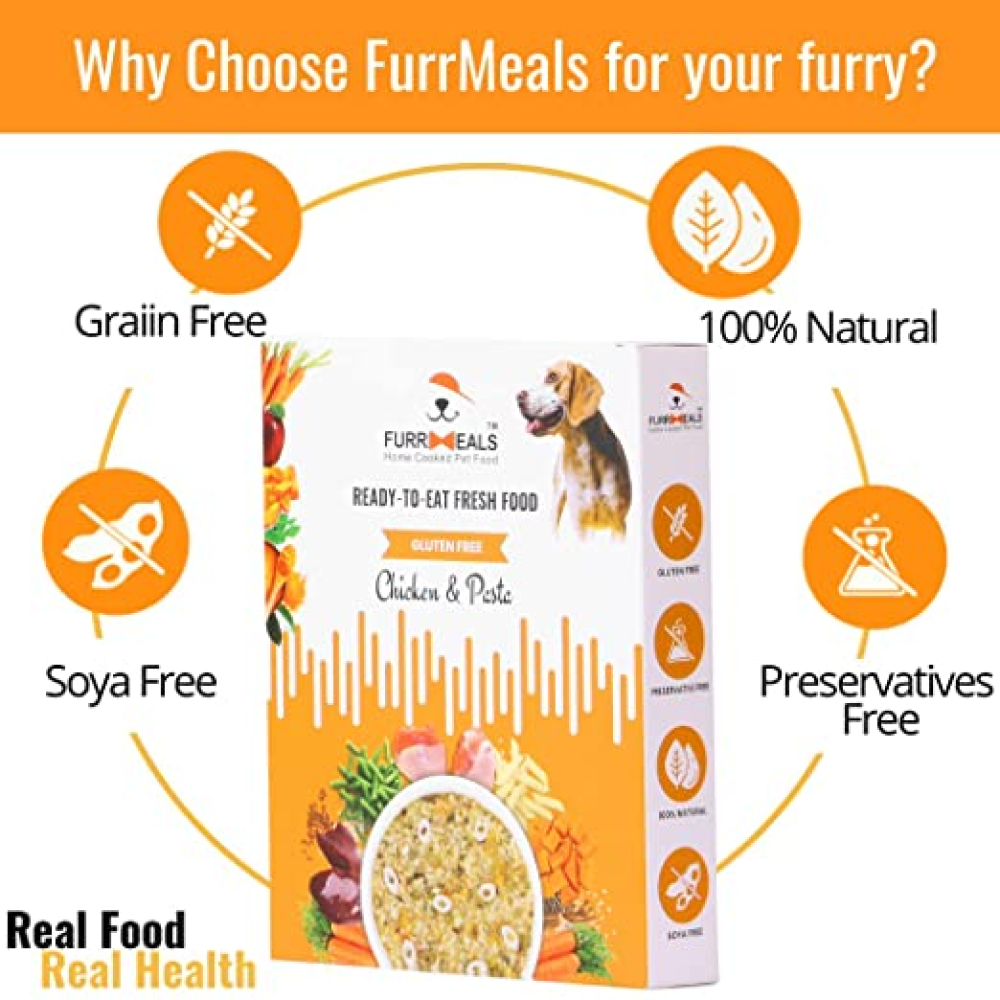 FurrMeals Gluten Free Chicken & Pasta Ready-to-Eat Dog Wet Food