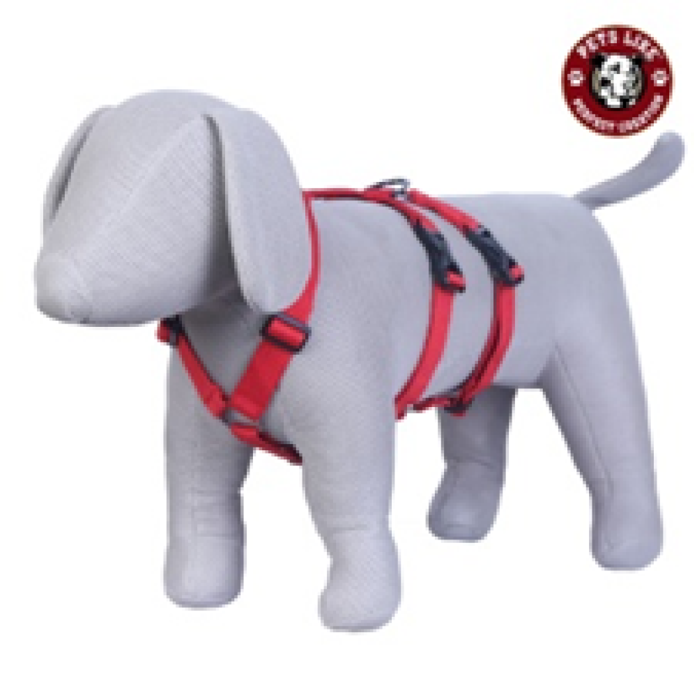 Pets Like Double H-Harness for Dogs (Red)