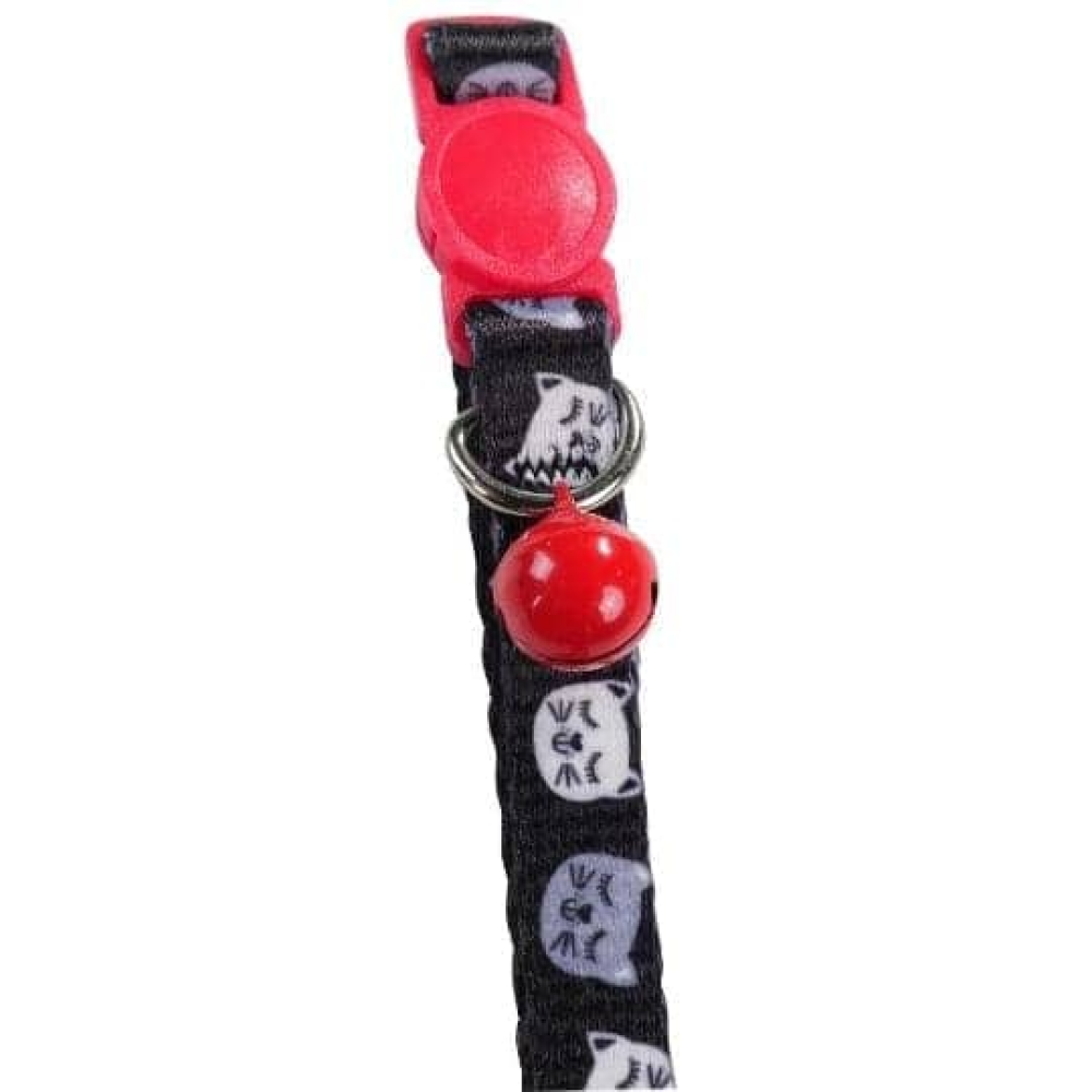 M-Pets Zany Eco Collar for Cats (Red/Black)