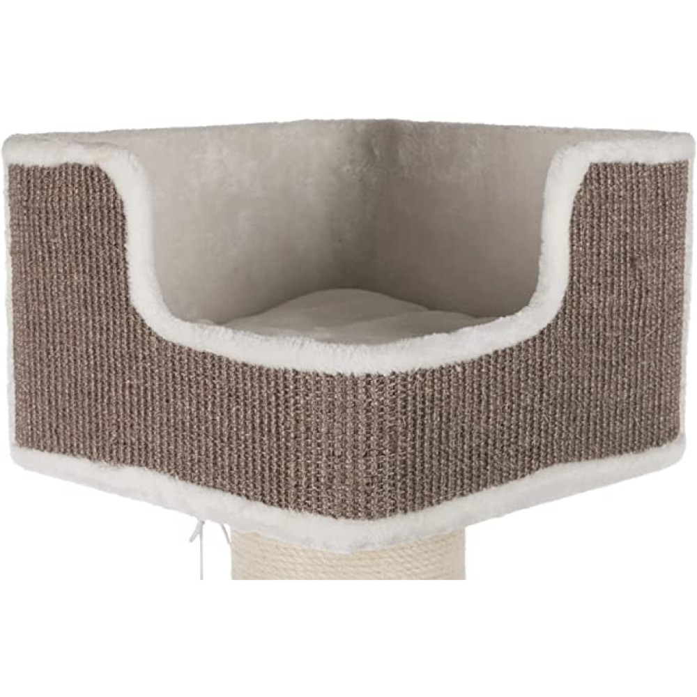 Trixie Ava Scratching Post for Cats (White/Grey)