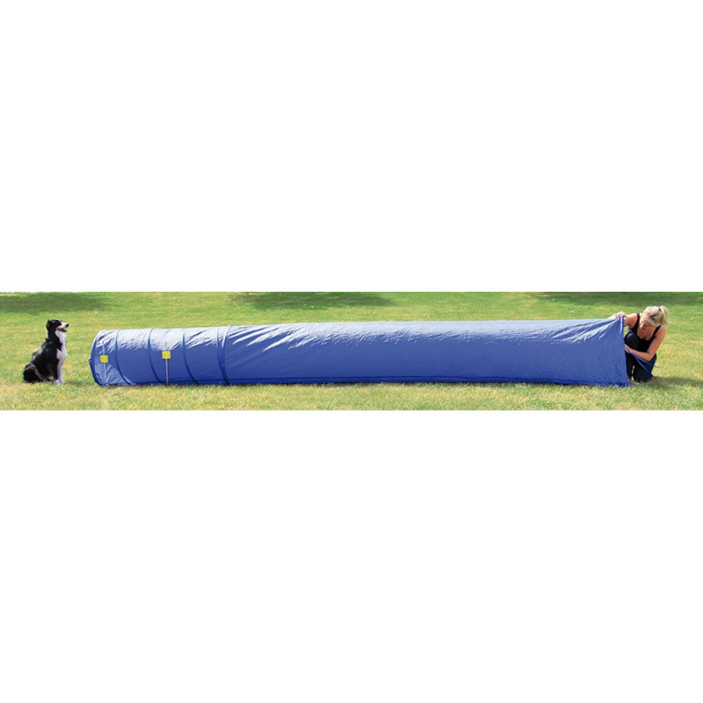 Trixie Dog Agility Sack Tunnel for Dogs (Blue)