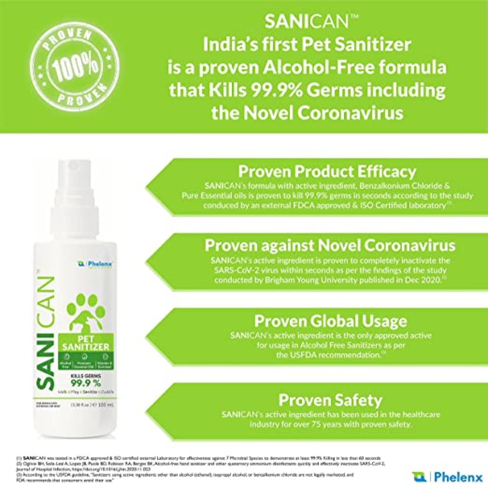 Phelenx Sanican Sanitizer for Pets
