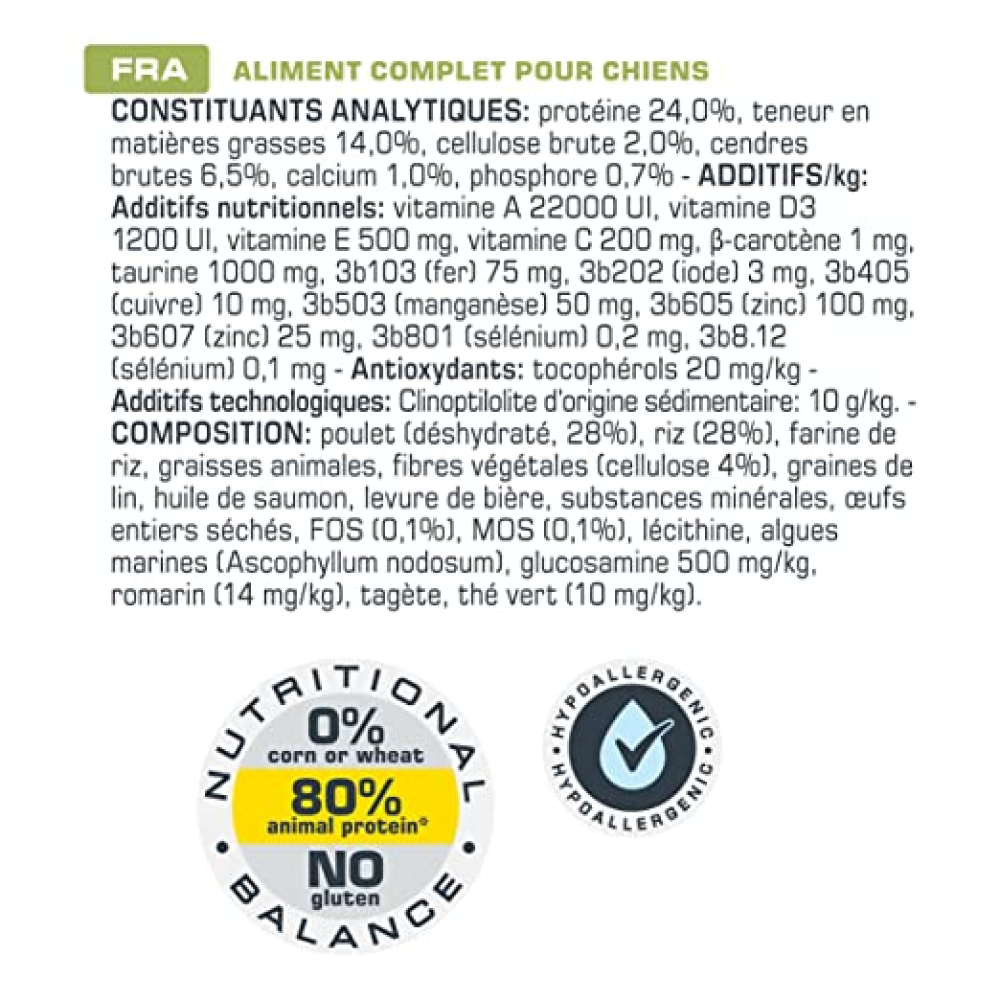 Versele Laga Opti Life Chicken & Rice Medium Adult Dry Dog Food