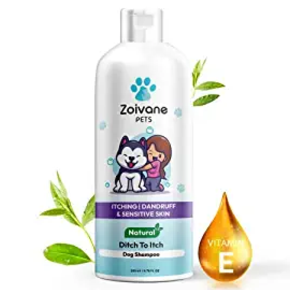 Zoivane Ditch No Itch Shampoo for Dogs (Tea Tree & Aloe)