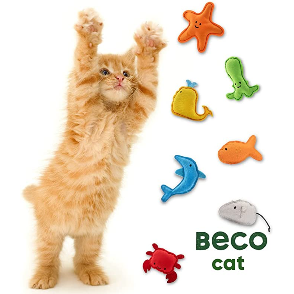 Beco Frog Shaped Catnip Toy for Cats