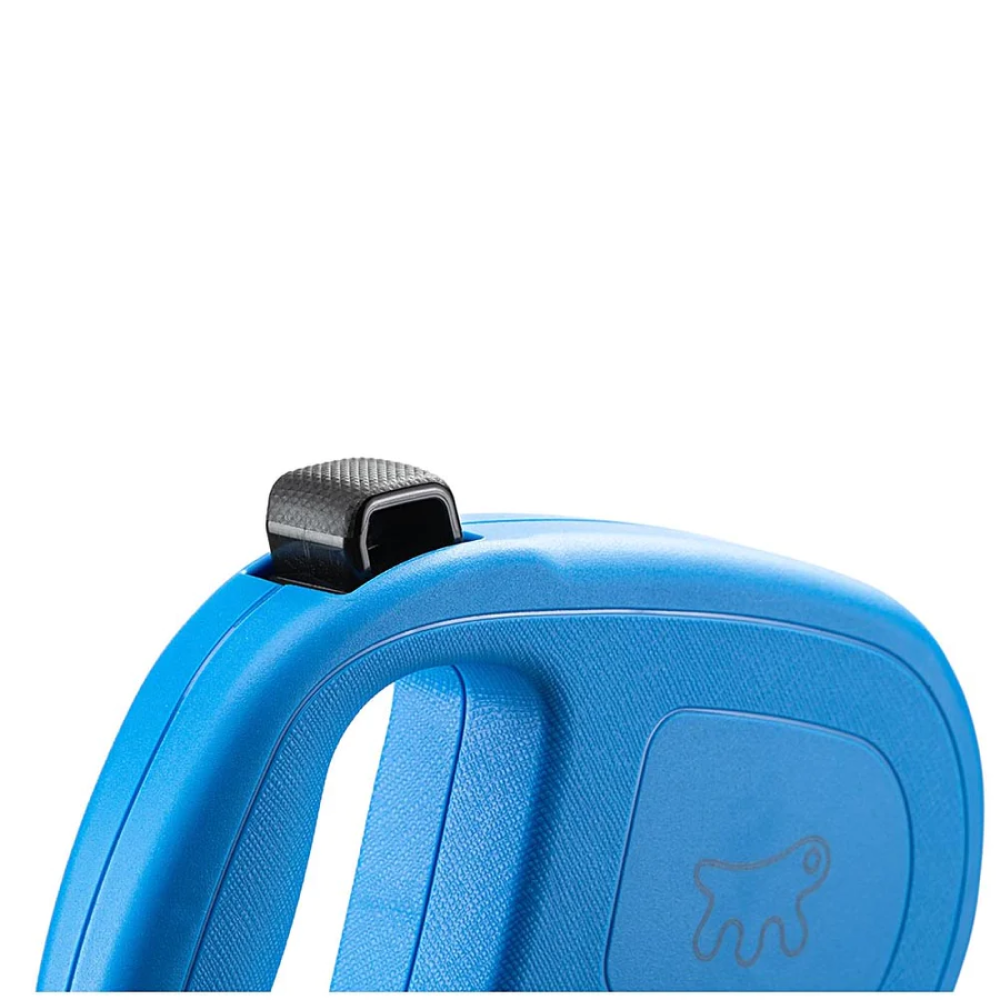 Ferplast Flippy Tech Regular Retractable Tape Leash for Pets (Blue)