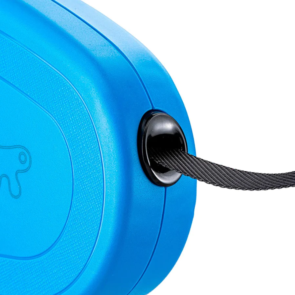 Ferplast Flippy Tech Regular Retractable Tape Leash for Pets (Blue)