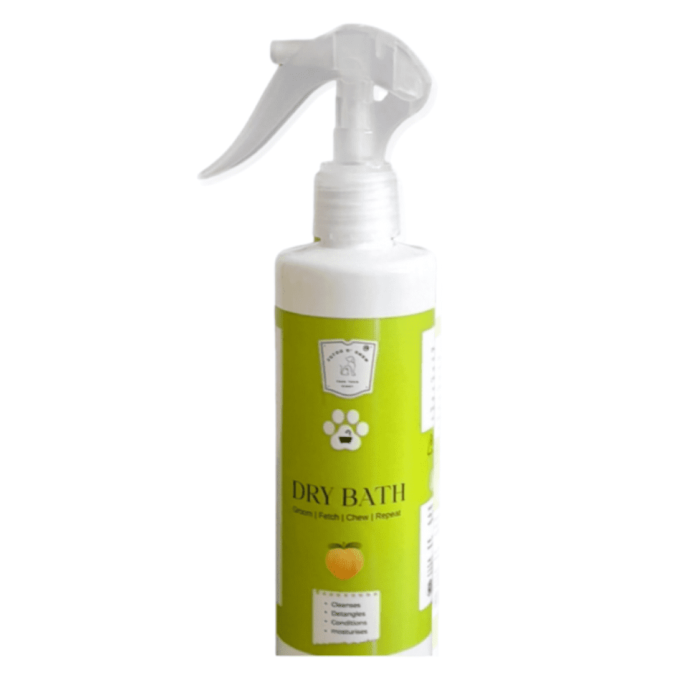 Fetch n Chew Peach Dry Bath Spray for Dogs