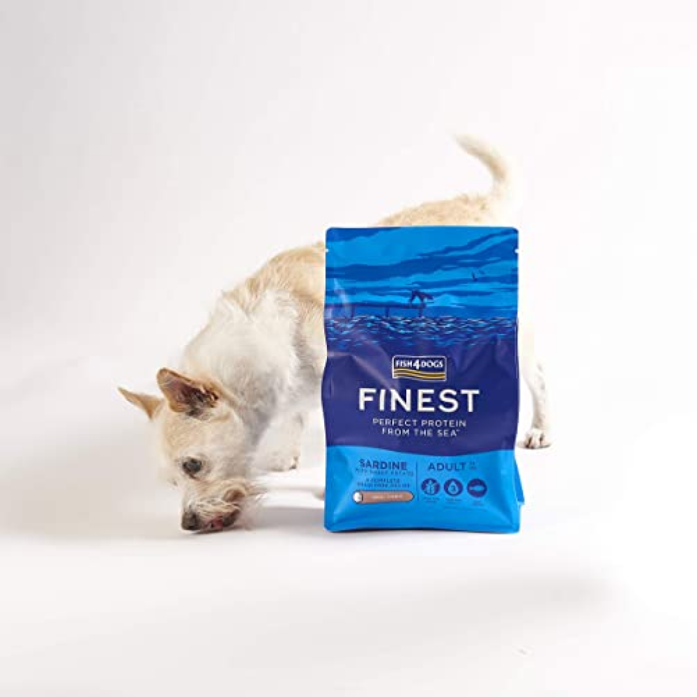 Fish 4 Dogs Finest Sardine with Sweet Potato Adult Dog Dry Food