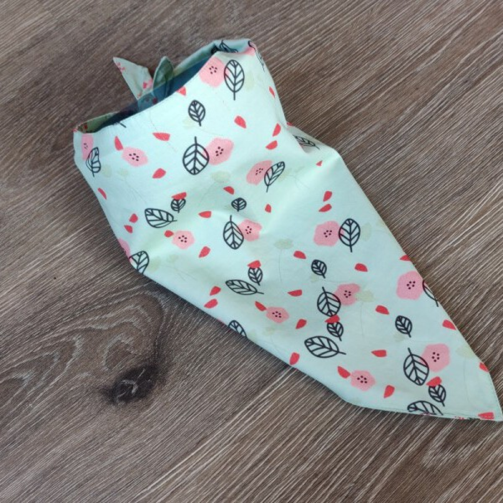 FurBuddies Aquamarine Reversible Bandana for Dogs
