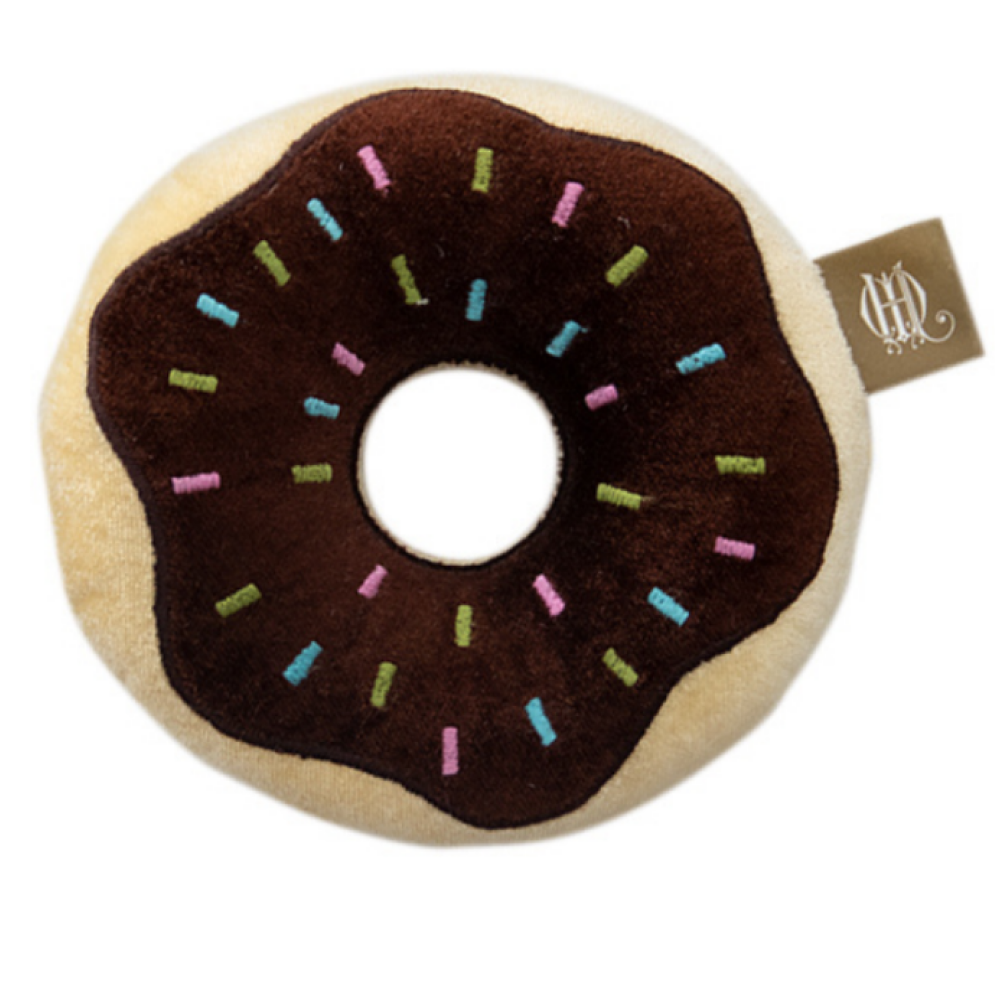 Jazz My Home Donut Toy for Dogs (Brown) (Hand-Made)