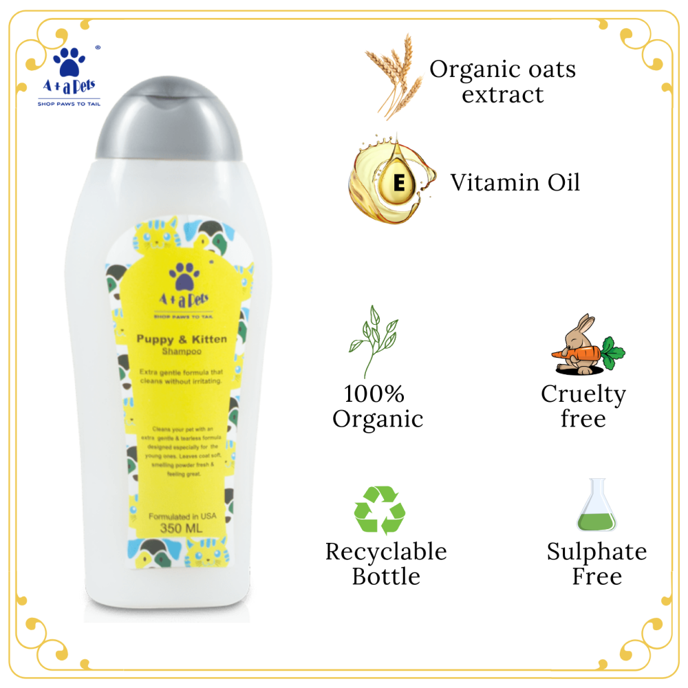 A Plus A Pets Gentle Tearless Formula Shampoo for Puppy and Kitten