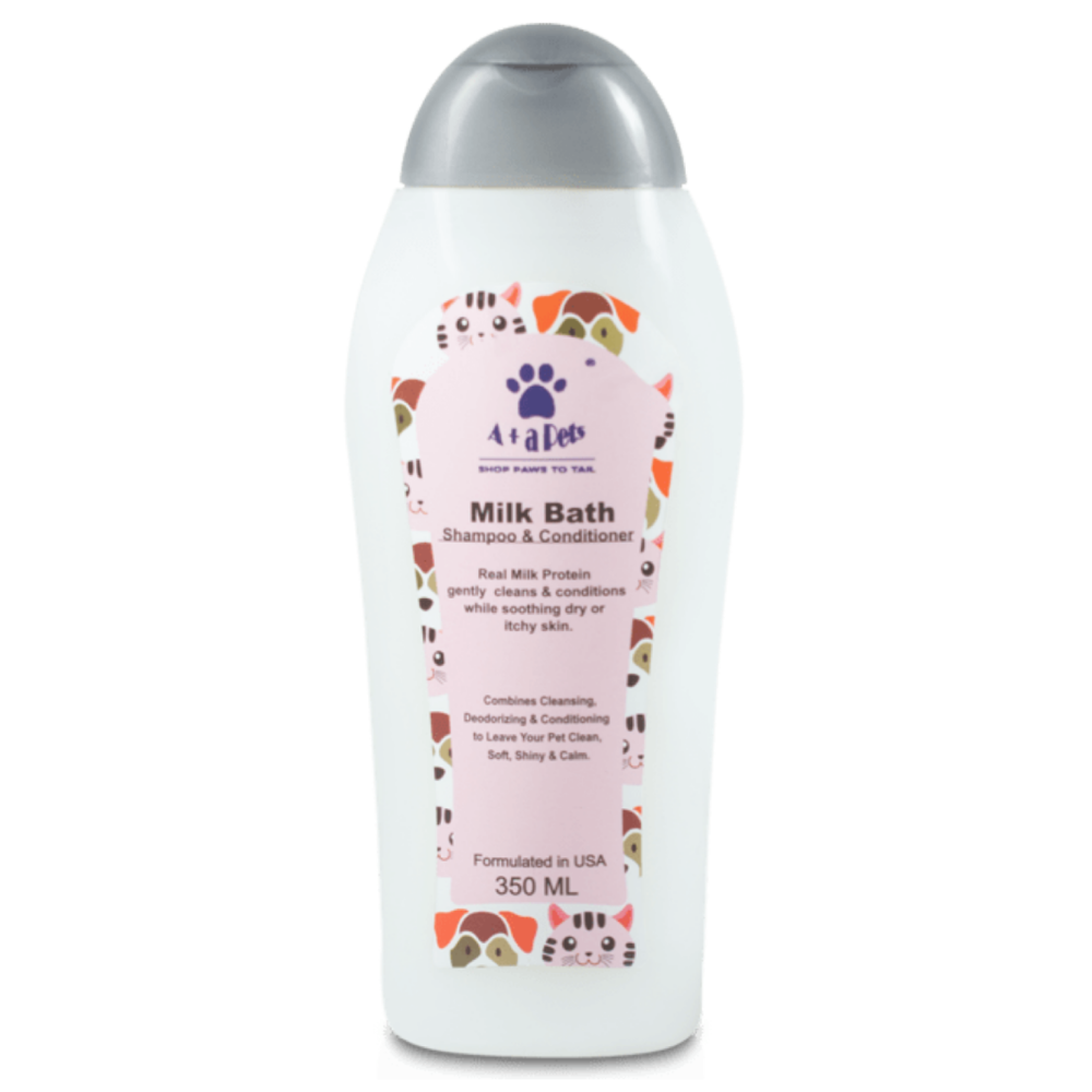 A Plus A Pets Milk Bath Shampoo and Conditioner for Pets