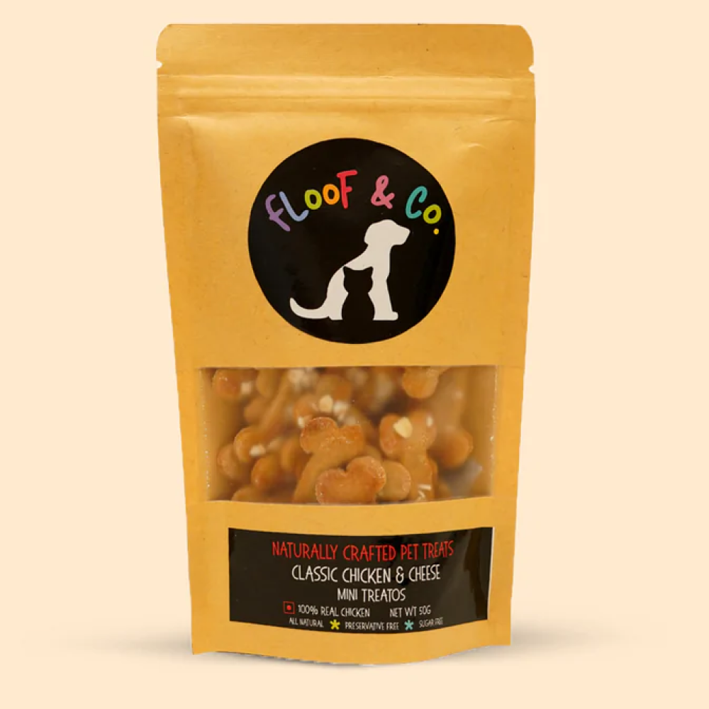Floof & Co Classic Chicken and Cheese Dog Treats