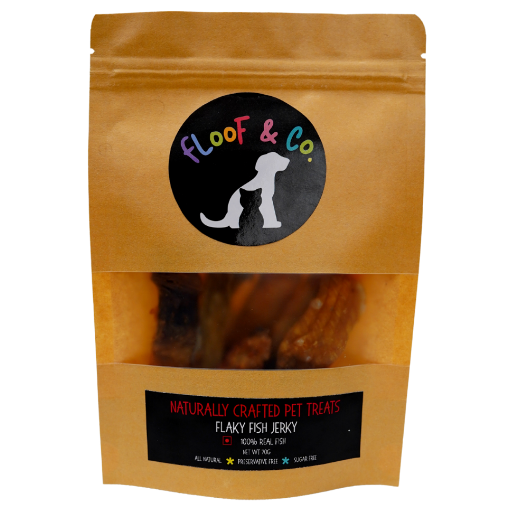 Floof & Co Flaky Fish Jerky Dog Treats