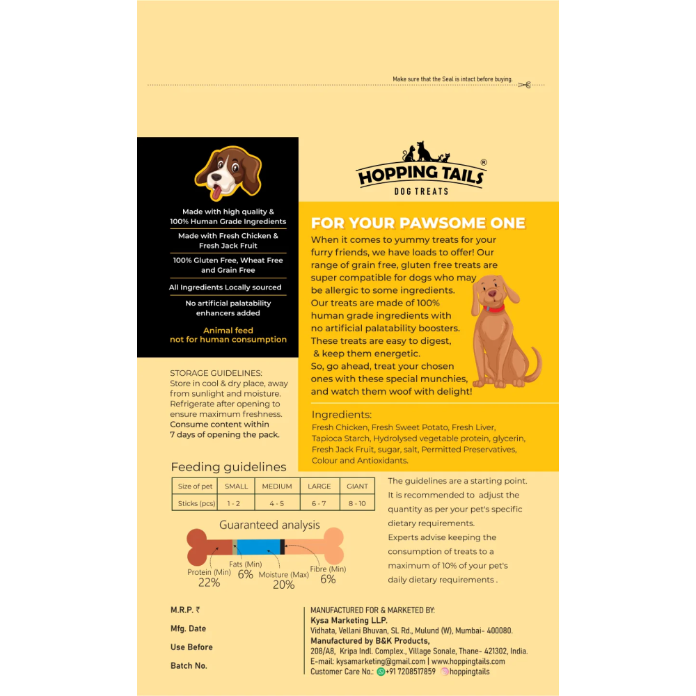 Hopping Tails Jumping Jacko Dog Treats