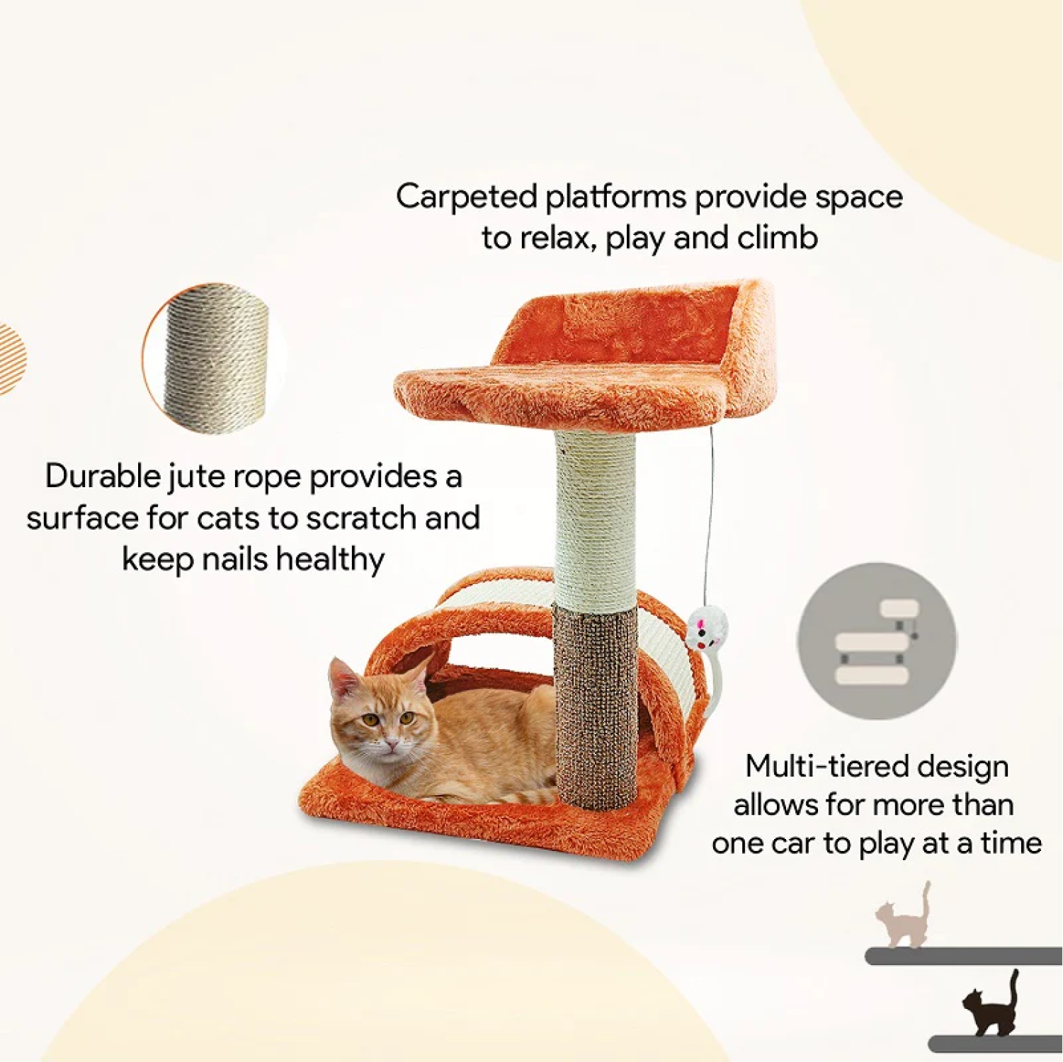 Goofy Tails Mini Tree for Cats