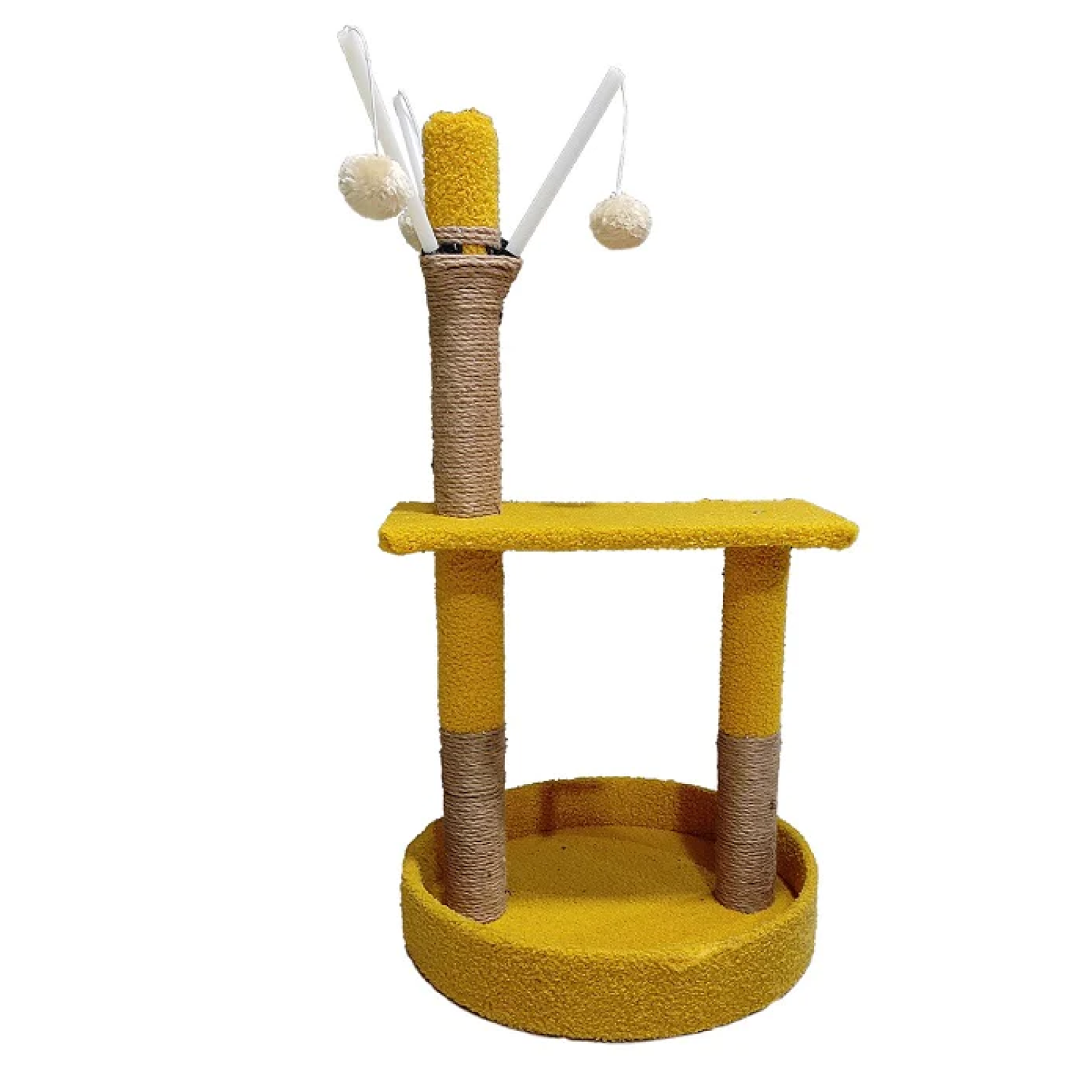 Goofy Tails Cat Tree Post with Toy for Cats