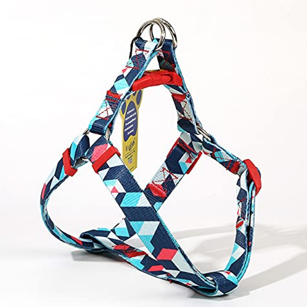 A Plus A Pets in Harness Geometric Design Harness for Dogs