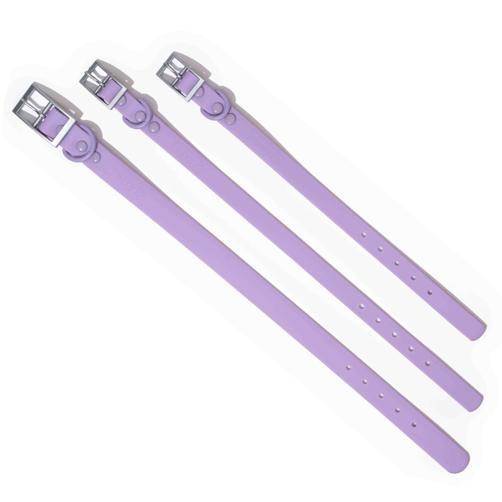 Furry & Co Harness, Collar and Leash Combo for Dogs (Lilac)