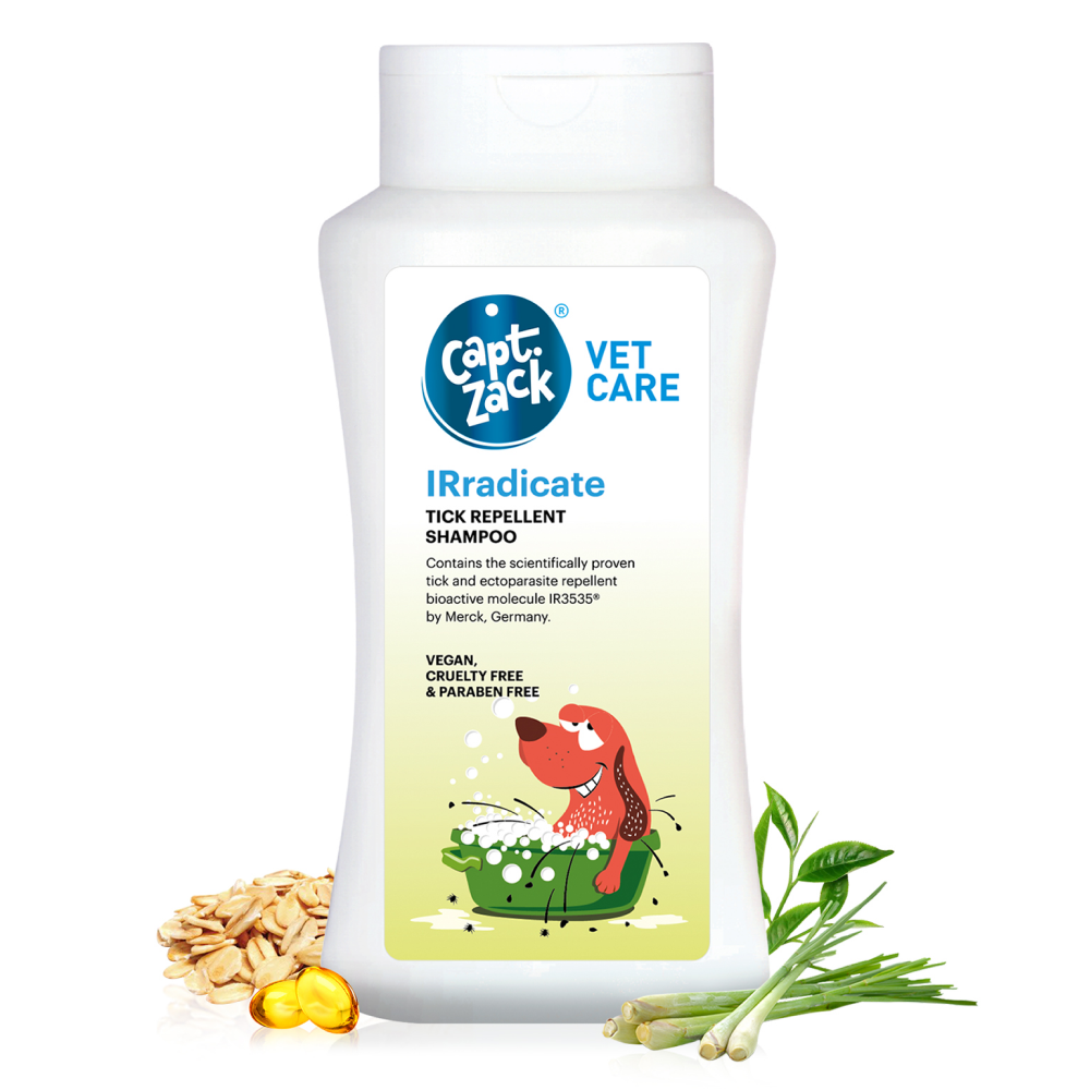 Captain Zack IRradicate Tick Repellent Shampoo for Dogs