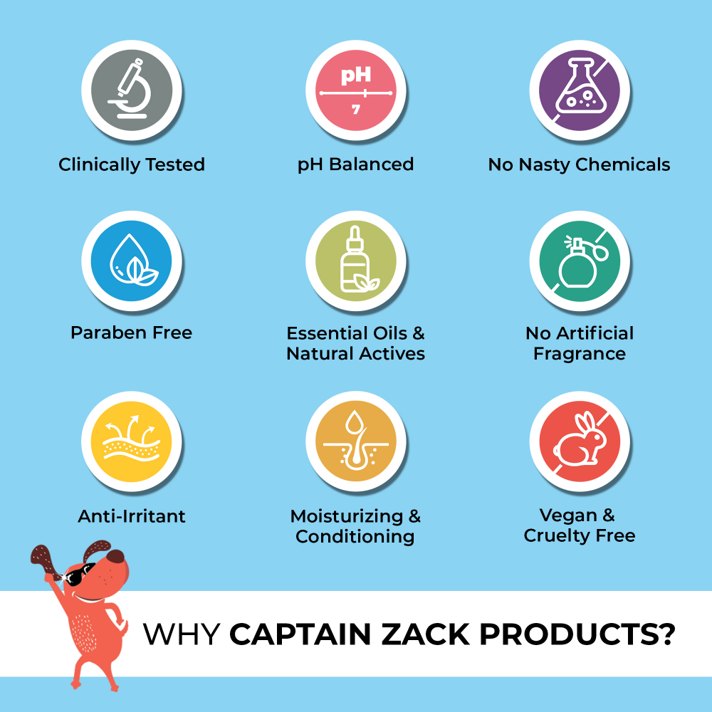 Captain Zack IRradicate Tick Repellent Shampoo for Dogs