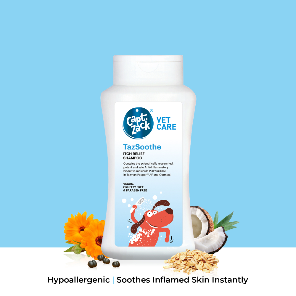 Captain Zack TazSoothe Itch Relief Shampoo for Dogs